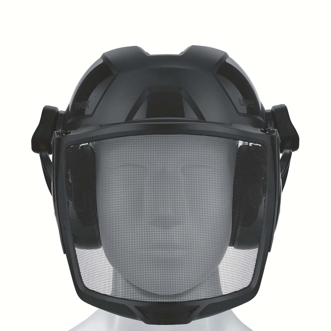 UVEX - Pheos visiera in rete e paraorecchie K1P