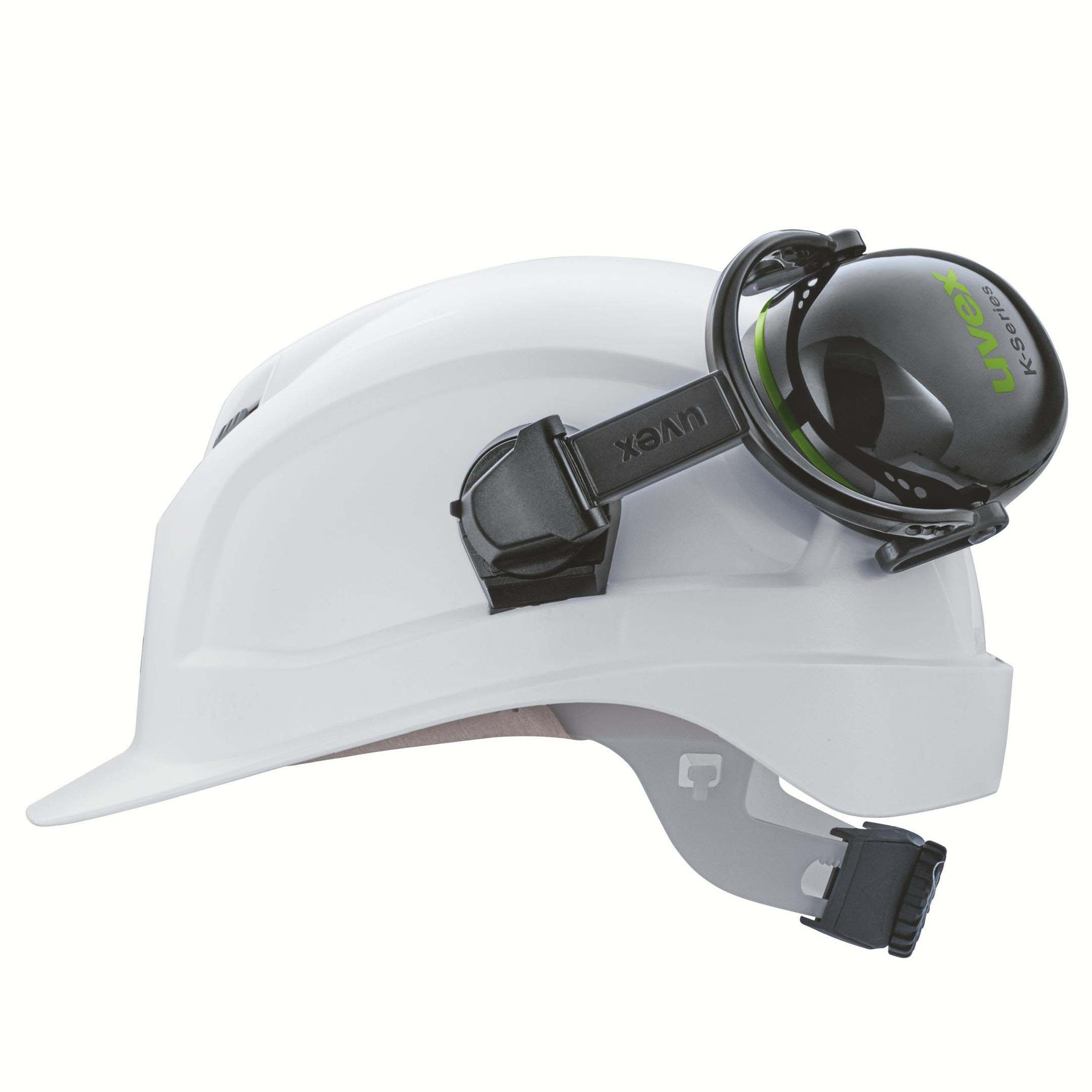 UVEX - Casco di sicurezza alpino (cuffie e visiera)
