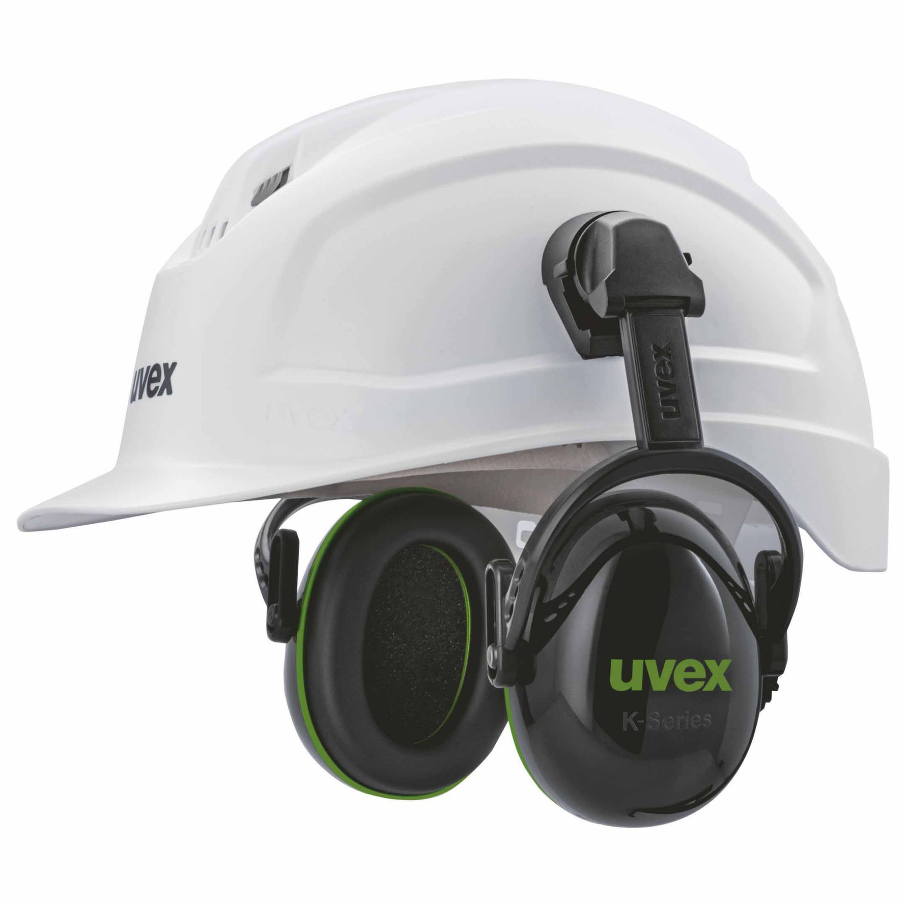 UVEX - Casco di sicurezza alpino (cuffie e visiera)