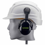 UVEX - Casco di sicurezza alpino (cuffie e visiera)