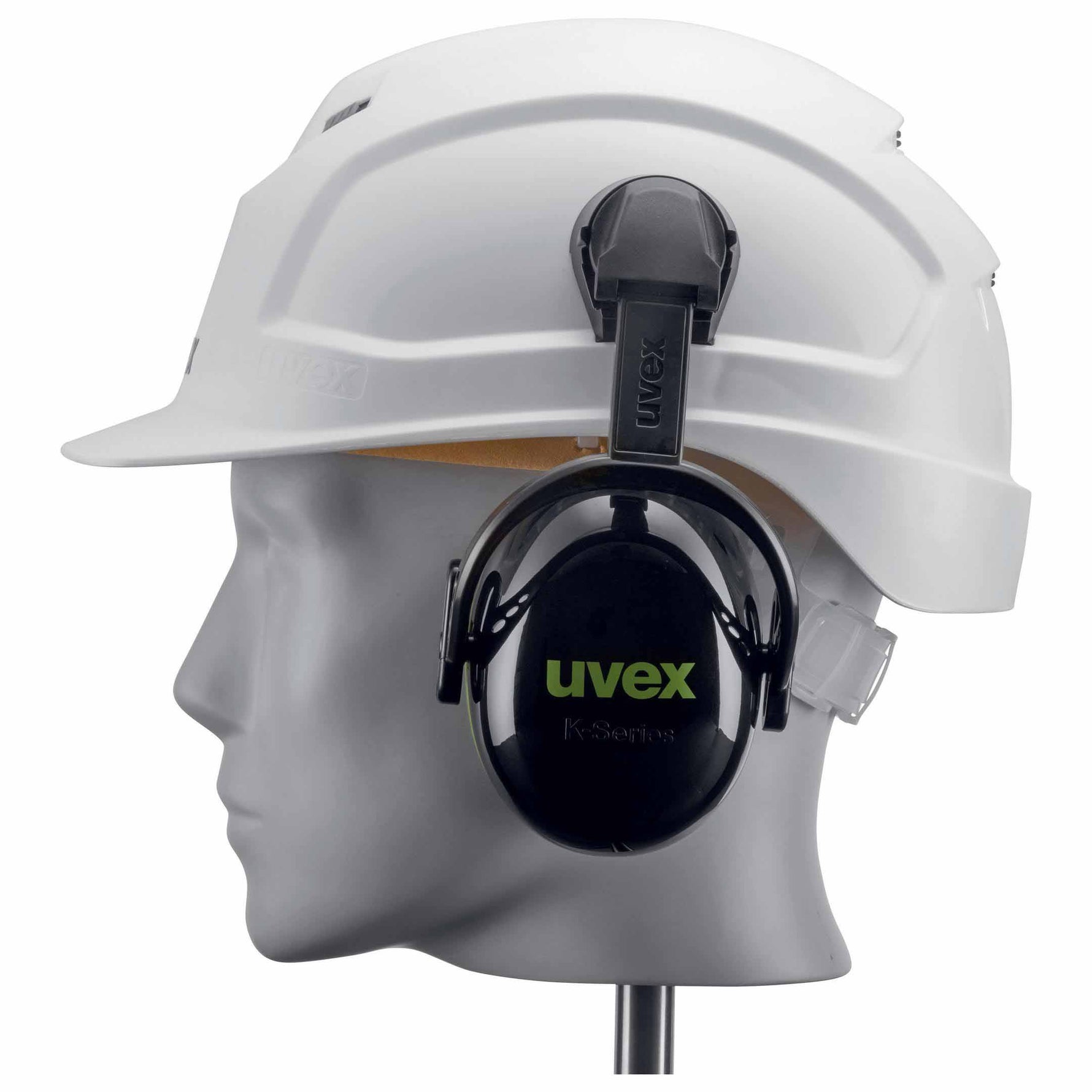 UVEX - Casco di sicurezza alpino (cuffie e visiera)