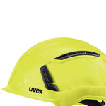 UVEX - Casco di sicurezza alpino (cuffie e visiera)
