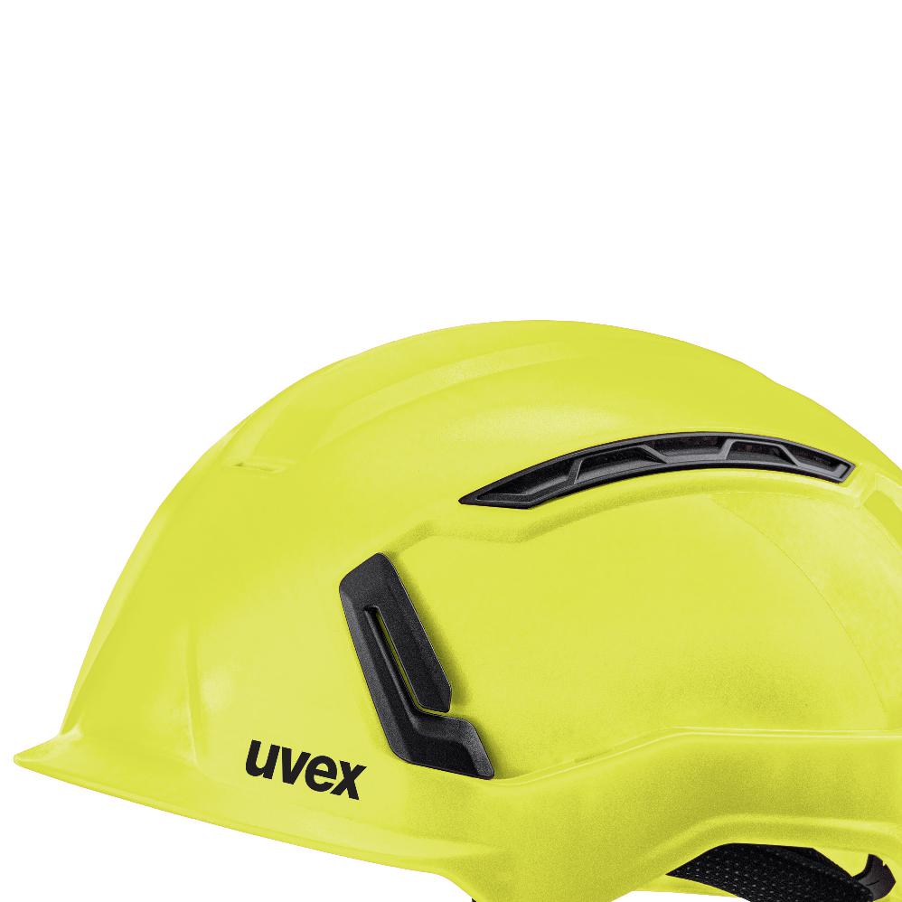UVEX - Casco di sicurezza alpino (cuffie e visiera)