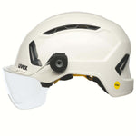UVEX - Casco di sicurezza alpino (cuffie e visiera)
