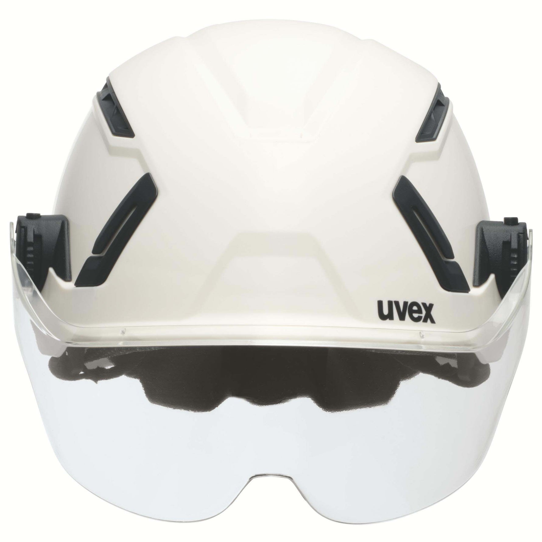 UVEX - Casco di sicurezza alpino (cuffie e visiera)