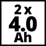 EINHELL - Twinpack Batteria 18V 4Ah