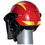 UVEX - Casco di sicurezza pheos forestale rosso