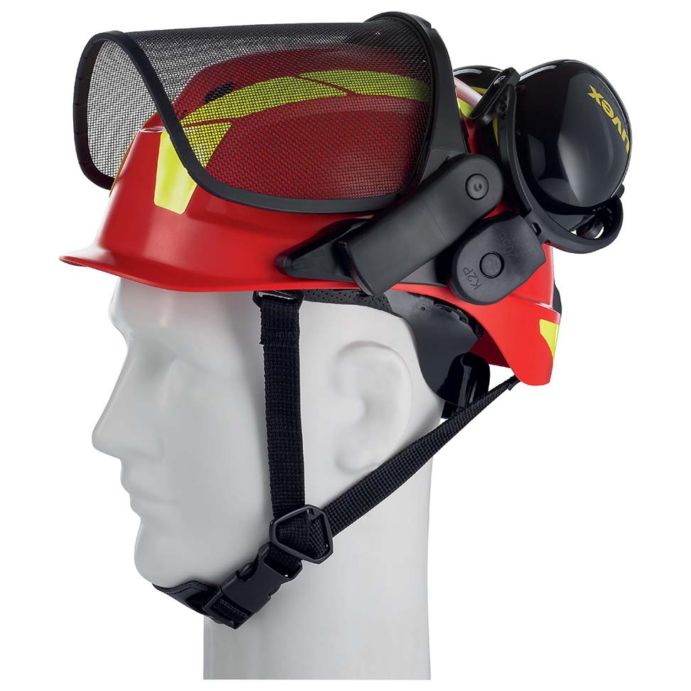 UVEX - Casco di sicurezza pheos forestale rosso