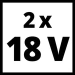 EINHELL - Twinpack Batteria 18V 4Ah