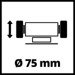 EINHELL - Smerigliatrice Combinata TC-XG 75 (Kit)