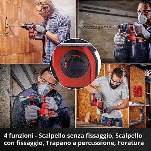 EINHELL - Tassellatore a batteria HEROCCO 18/20 Solo