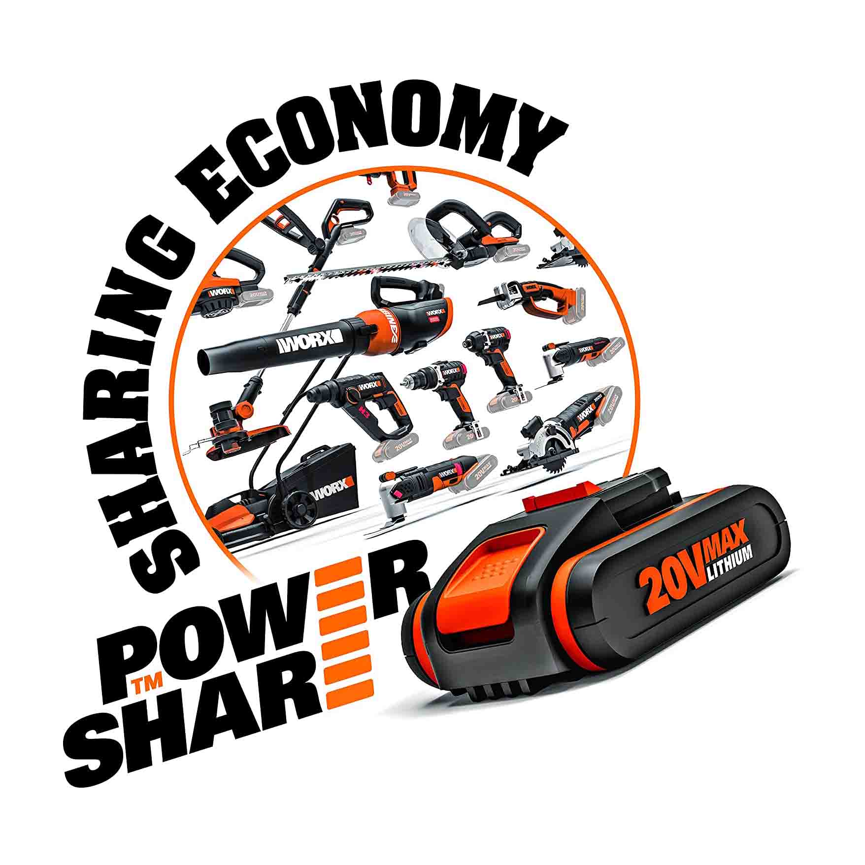 WORX - Caricabatterie Rapido WA3860
