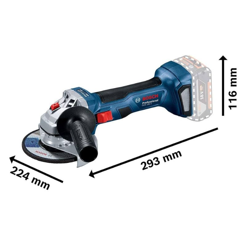 BOSCH - GWS 18V-7 Smerigliatrice angolare