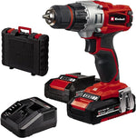 EINHELL - Trapano avvitatore a batteria TE-CD 18/2 Li (Kit)