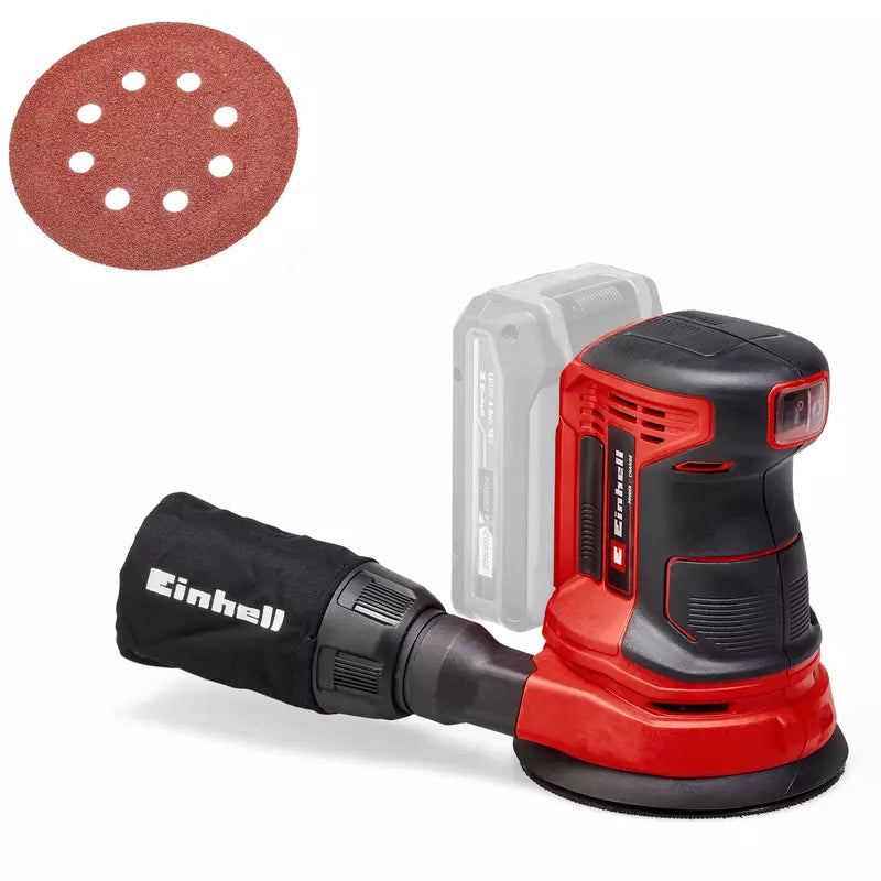 EINHELL - Smerigliatrice rotorbitale a batteria TE-RS 18 Li-Solo