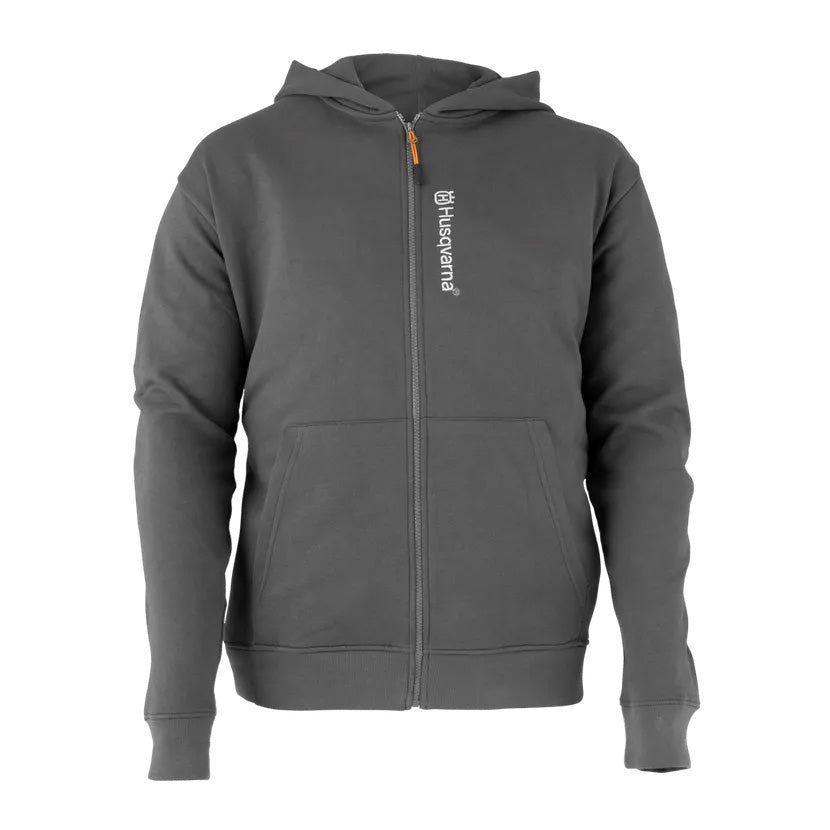 HUSQVARNA - Felpa con cappuccio asphalt