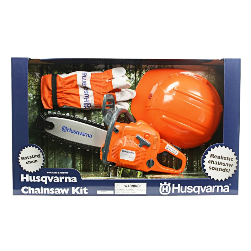 HUSQVARNA - Motosega Giocattolo con kit sicurezza