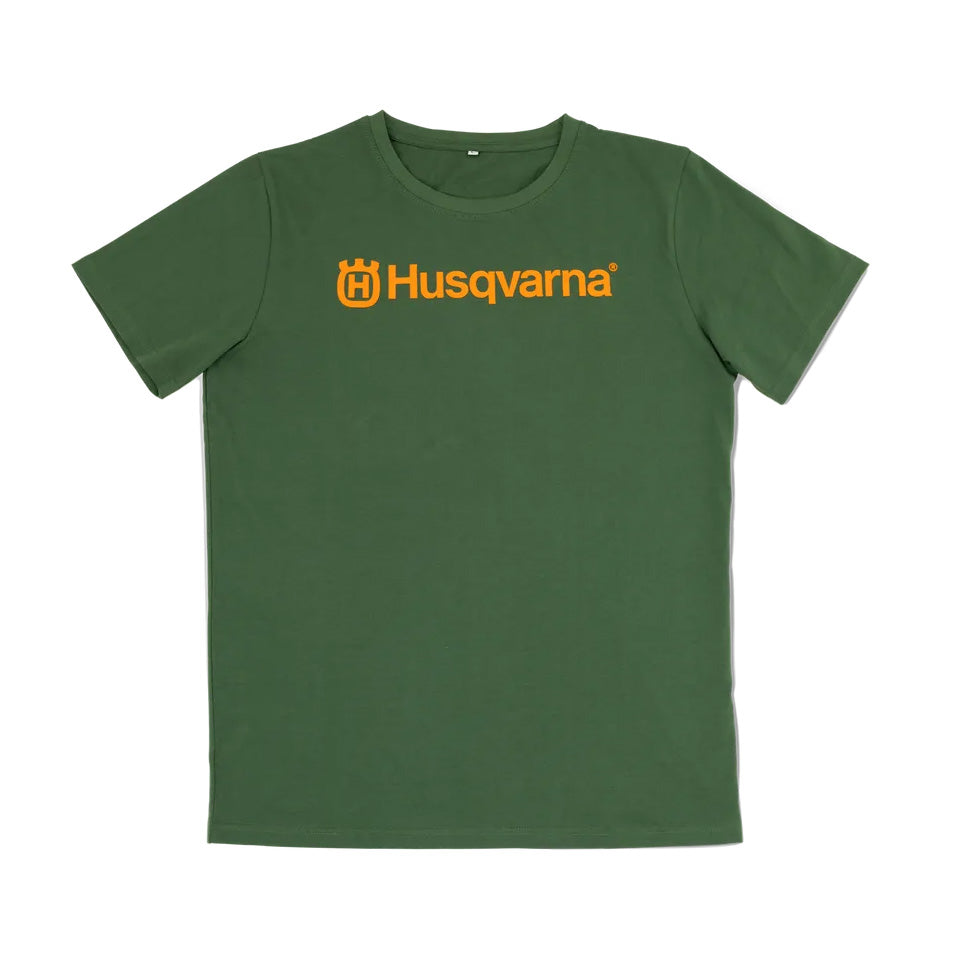 HUSQVARNA - T-shirt verde