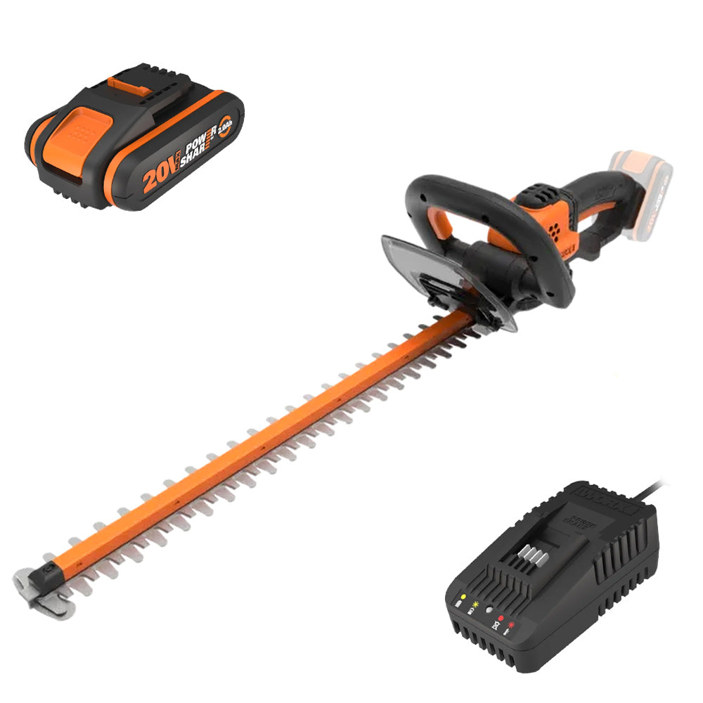 WORX - Tagliasiepi a batteria WG264E (Kit)