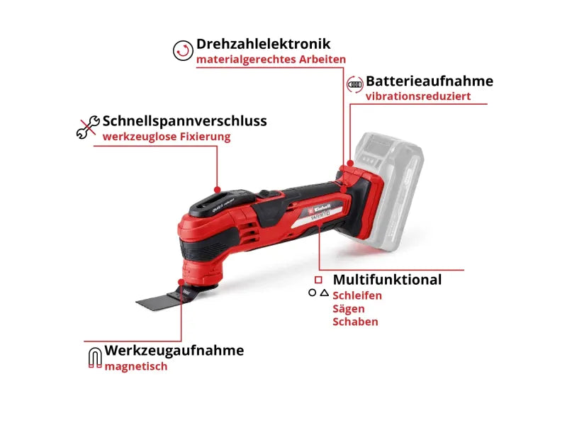 EINHELL - Multifunzione a batteria VARRITO Li-solo
